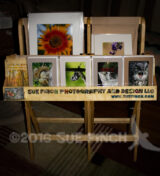 I have been working to get ready for my next show, and I needed a different print rack that could display several sizes of prints, greeting Cards and my business card. Of course I couldn't find one, so I made one. Here is the finished product all stocked up and go for the Show that starts May 21st and runs through the 30th at the Bowen House in Logan, OH.
