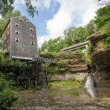 During the Rockmill open houses you can see the mill with its windows opened and the water wheel moving. You can also go inside.
