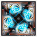 #EyeOfTheStorm is the title of my newest #Twirling experiment. It was a ball of blue and white yarn put on top of a LEGO set I am working on. A black backdrop was already inplace. #cy365 #365Project #Swirls #36