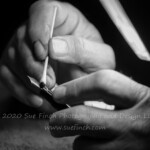 My husband has a fountain pen addiction, so inky hands are pretty normal.