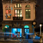 Motion, even fabricated motion can be fun to play with. The lights and motion blur in this picture came from several different exposures and a little paint was added in post.