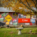 Driving home from a hike on Thursday I saw this shed and had to stop. #signs #52frames_signs #decorations #refreshments #rustic #ruralart