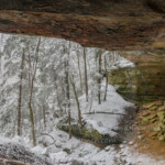 We haven't had much winter this winter, but Friday was one of those days. Luckily I forced myself to get out in it(with a little prodding from a friend) and it really was a beautiful day and a winter wonderland. #CampOtyokwa #winterwonderland #hockinghills #caves #waterfalls